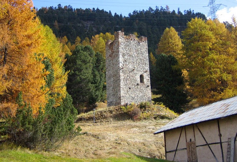 Burgturm Spaniola, Pontresina, Switzerland, Switzerland